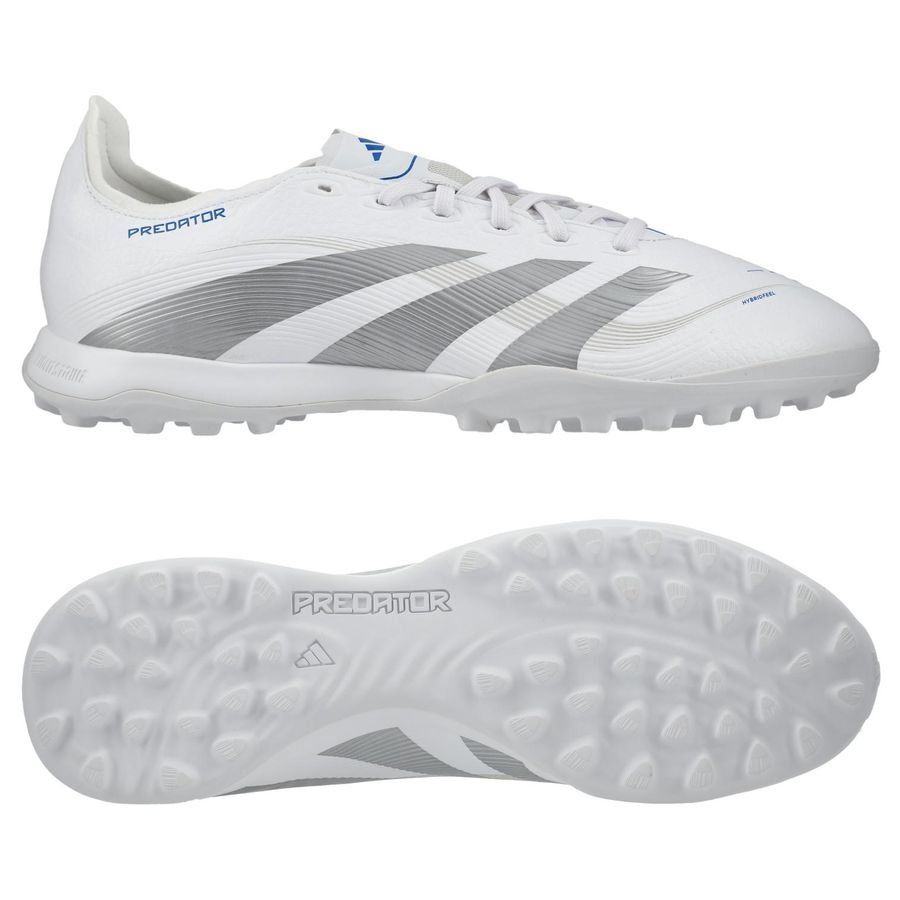 adidas Predator League TF Polar Victory - Blanc/Argenté/Bleu