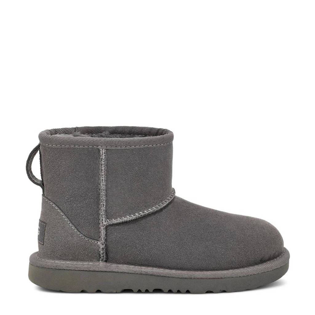 UGG Classic Mini IIsuède enkelboots grijs