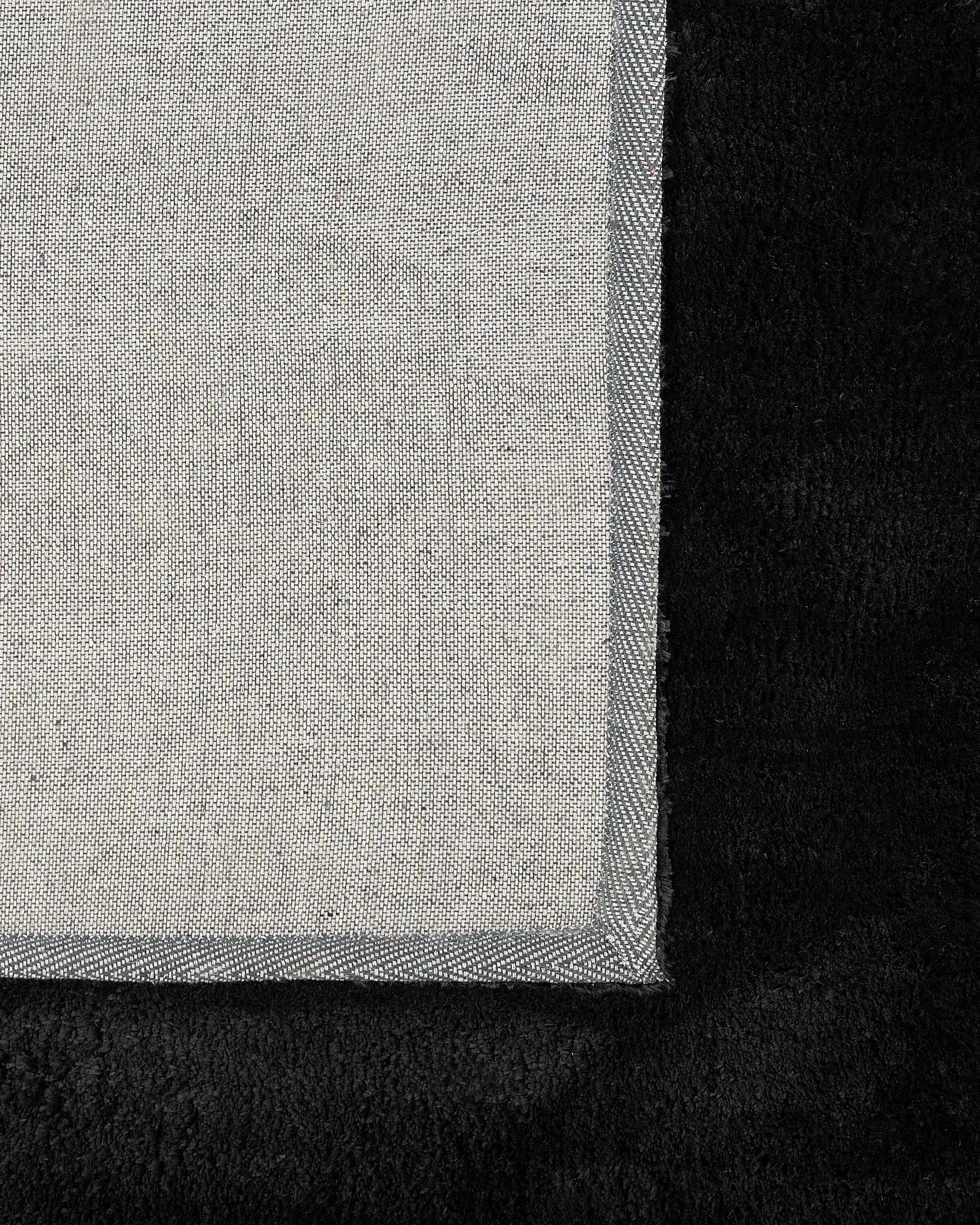 Hoogpoligvloerkleed EVREN Zwart 160 x 230 cm
