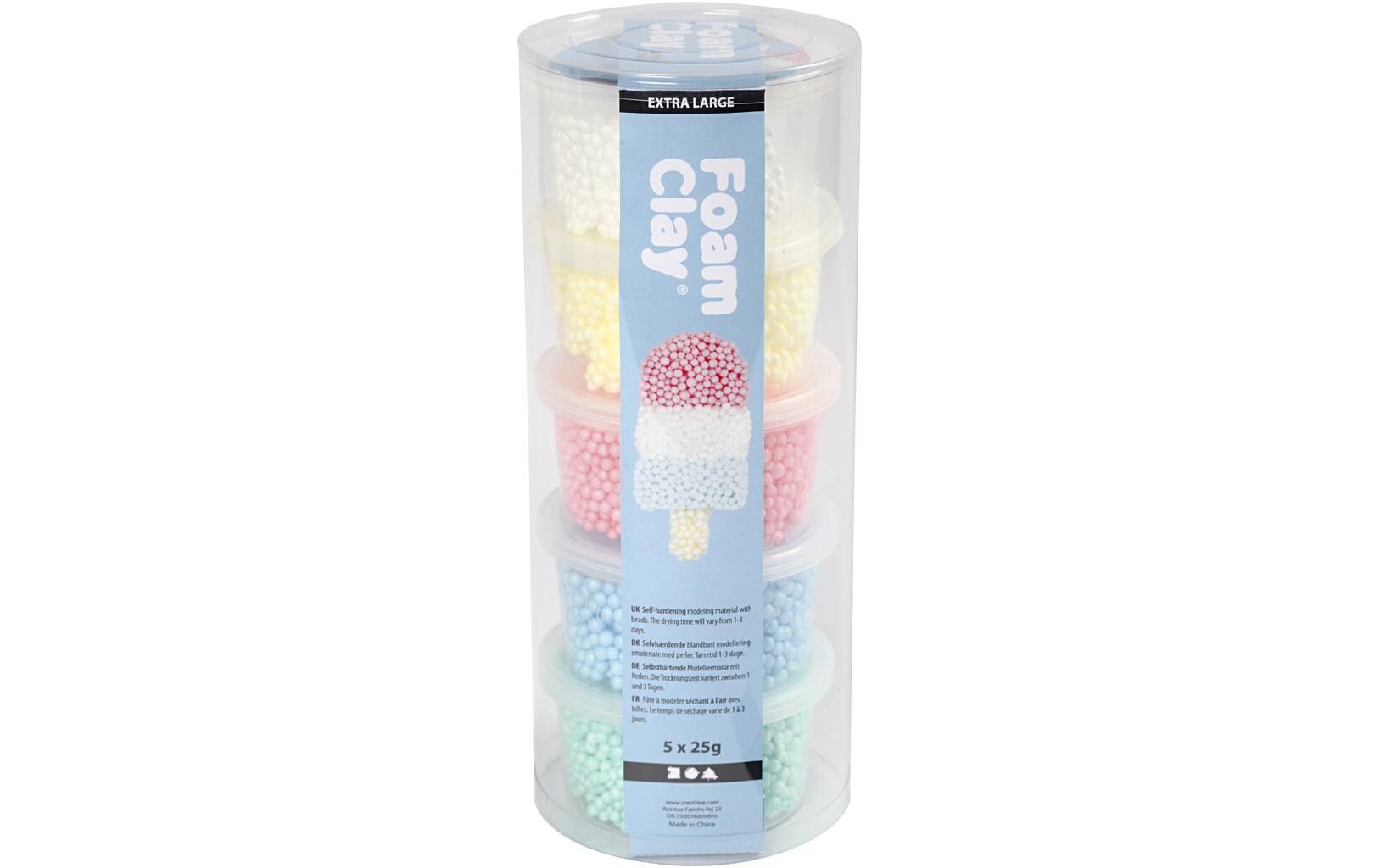 Modellier-Set Foam Clay Extra Large 5-teiligFoam Clay Set