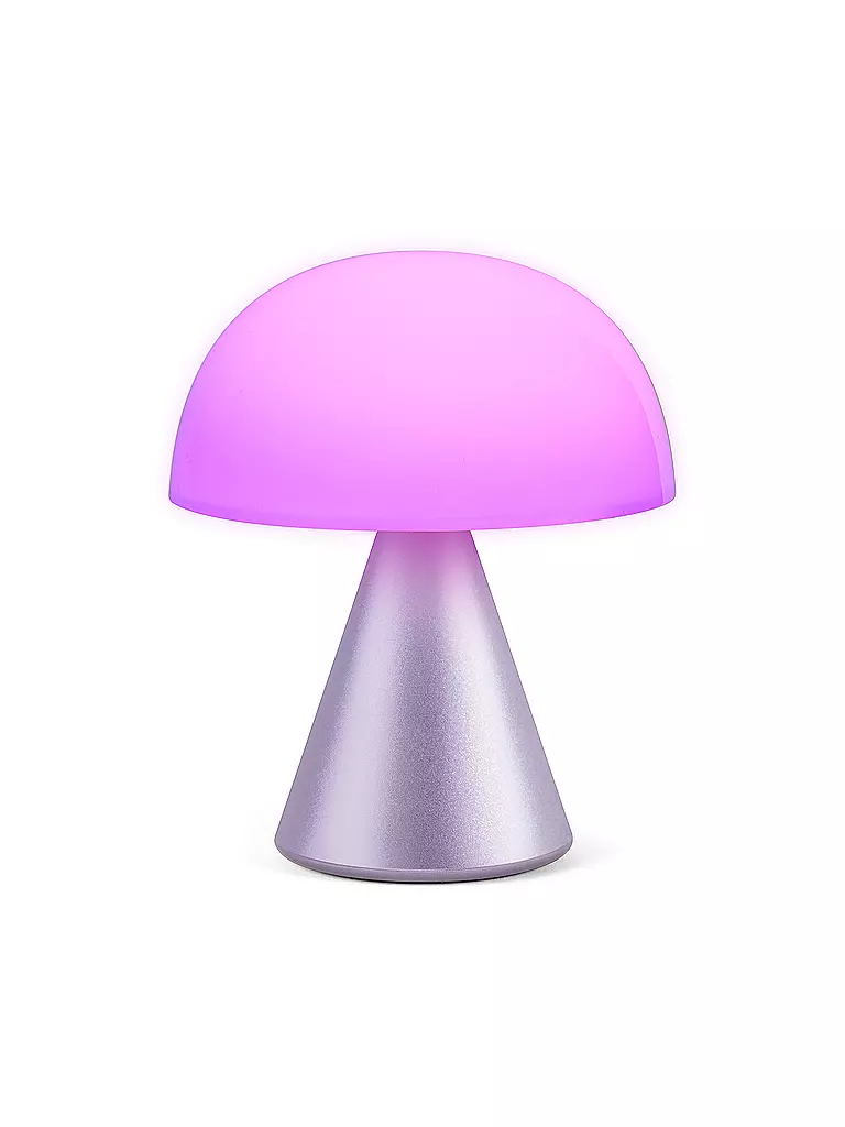 LEXON LED Lampe MINA M 11cm Silver silber