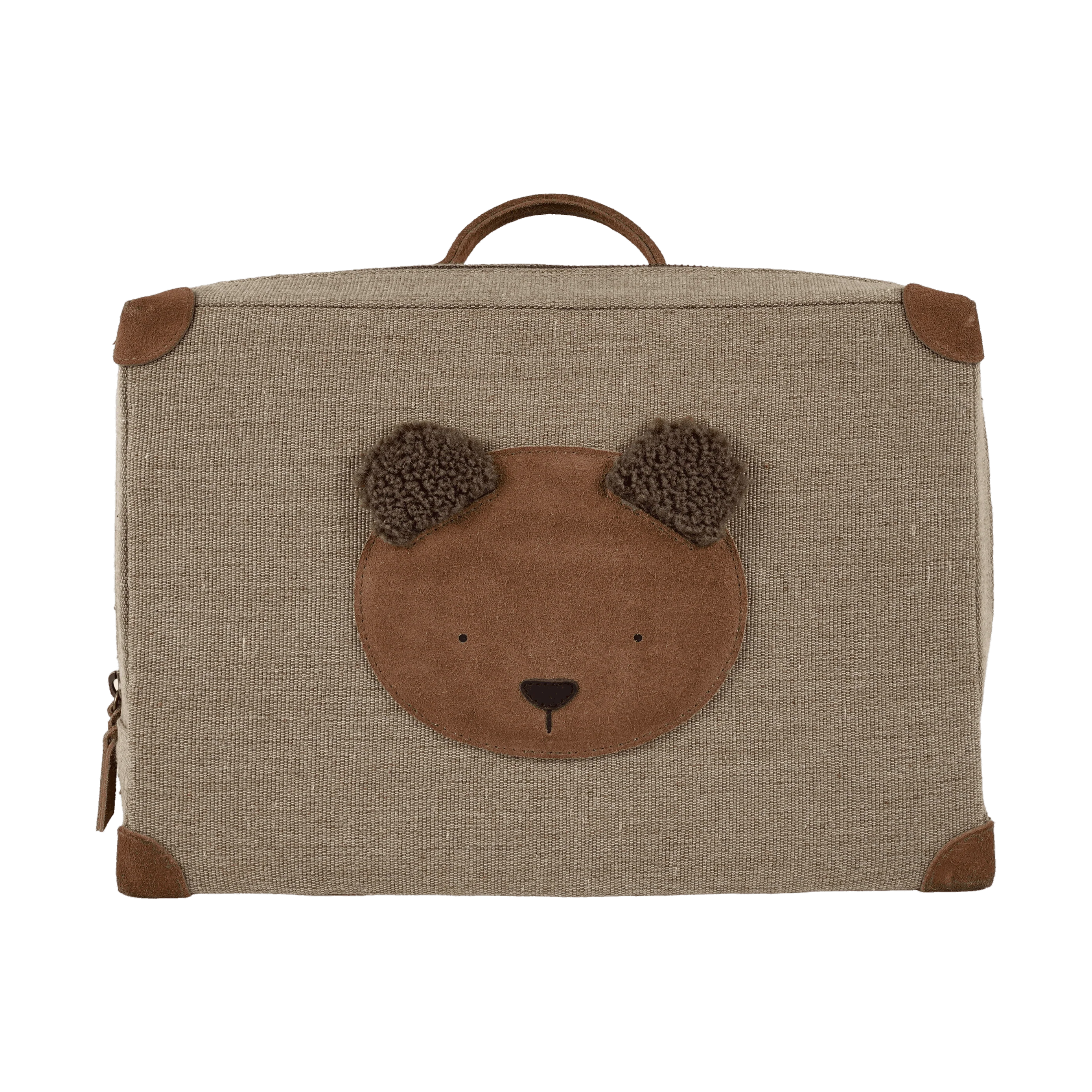 Paaki Backpack | Fluffy Bear | Teddy Brown Suede