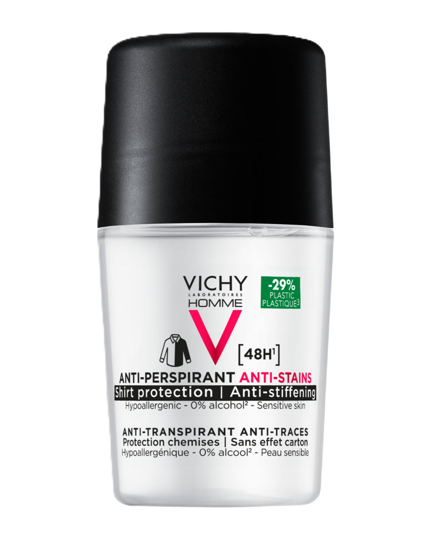 Vichy Homme 48H Anti-Stains Antiperspirant deodorant 50 ml