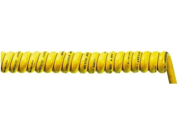 Lapp ÖLFLEX Spiral 540 P, 1 m, Gul, 3000 V, 1 mm², -30 - 50 °C, 3 cm
