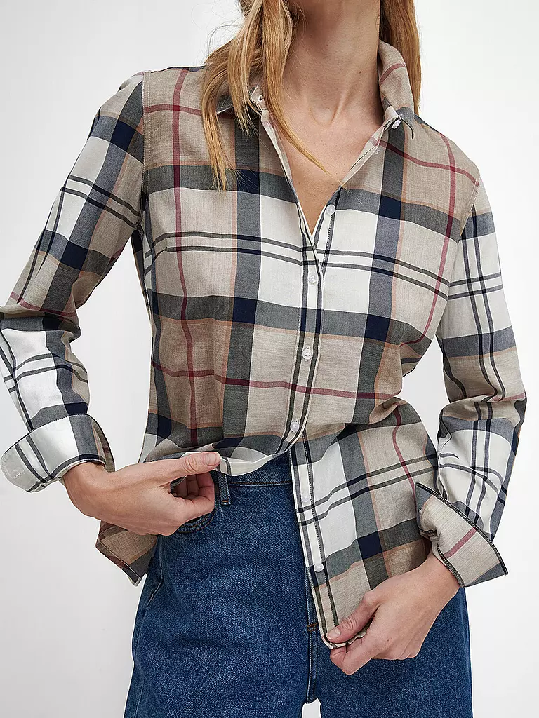 BARBOUR Bluse BREDON beige
