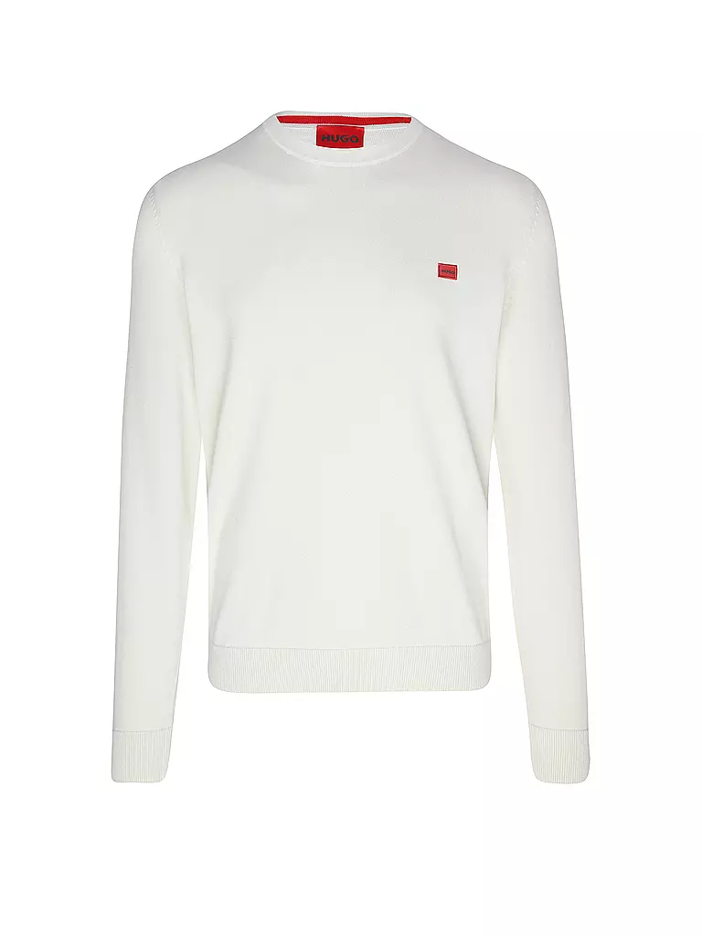 HUGO Pullover SAN CASSIUS weiss