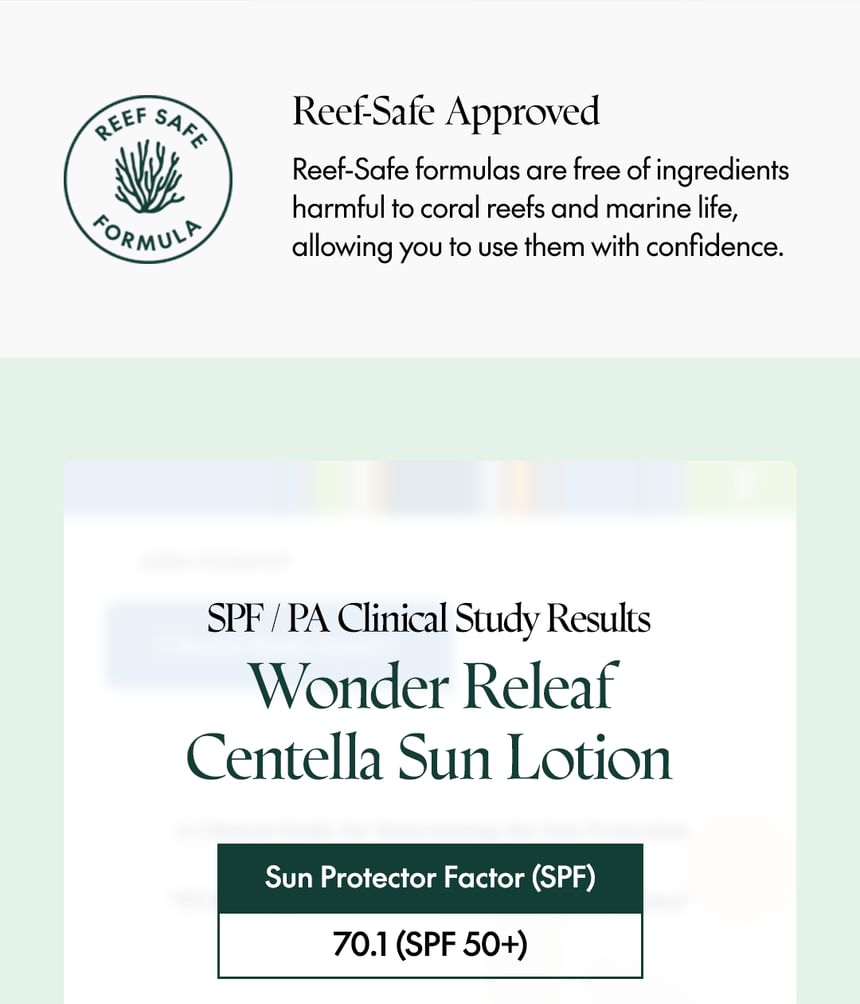 Purito SEOUL - Wonder Releaf Centella dagelijkse zonnebrandcrème