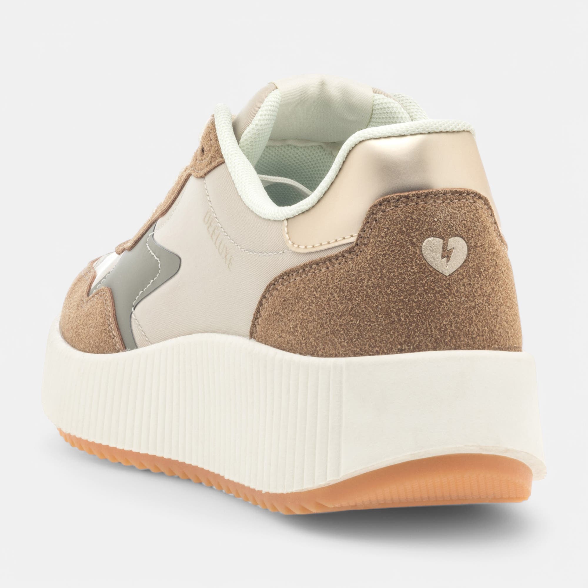 Baskets basses Femme beige