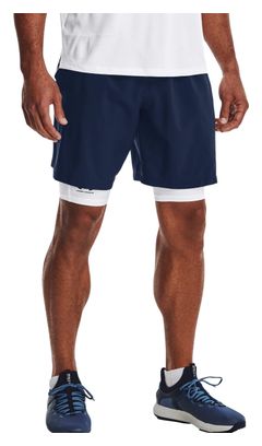 Short Under Armour Woven Graphic Bleu