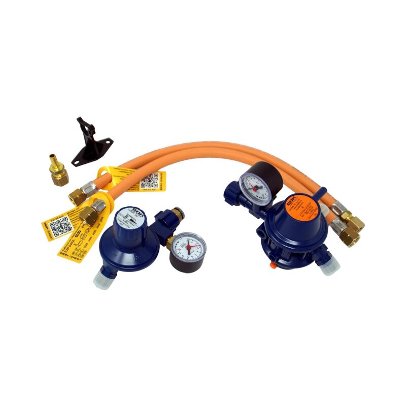 GOK Gasdruckregler Zweiflaschenanlage Caramatic BasicTwo 50 mbar 1,5 kg/h
