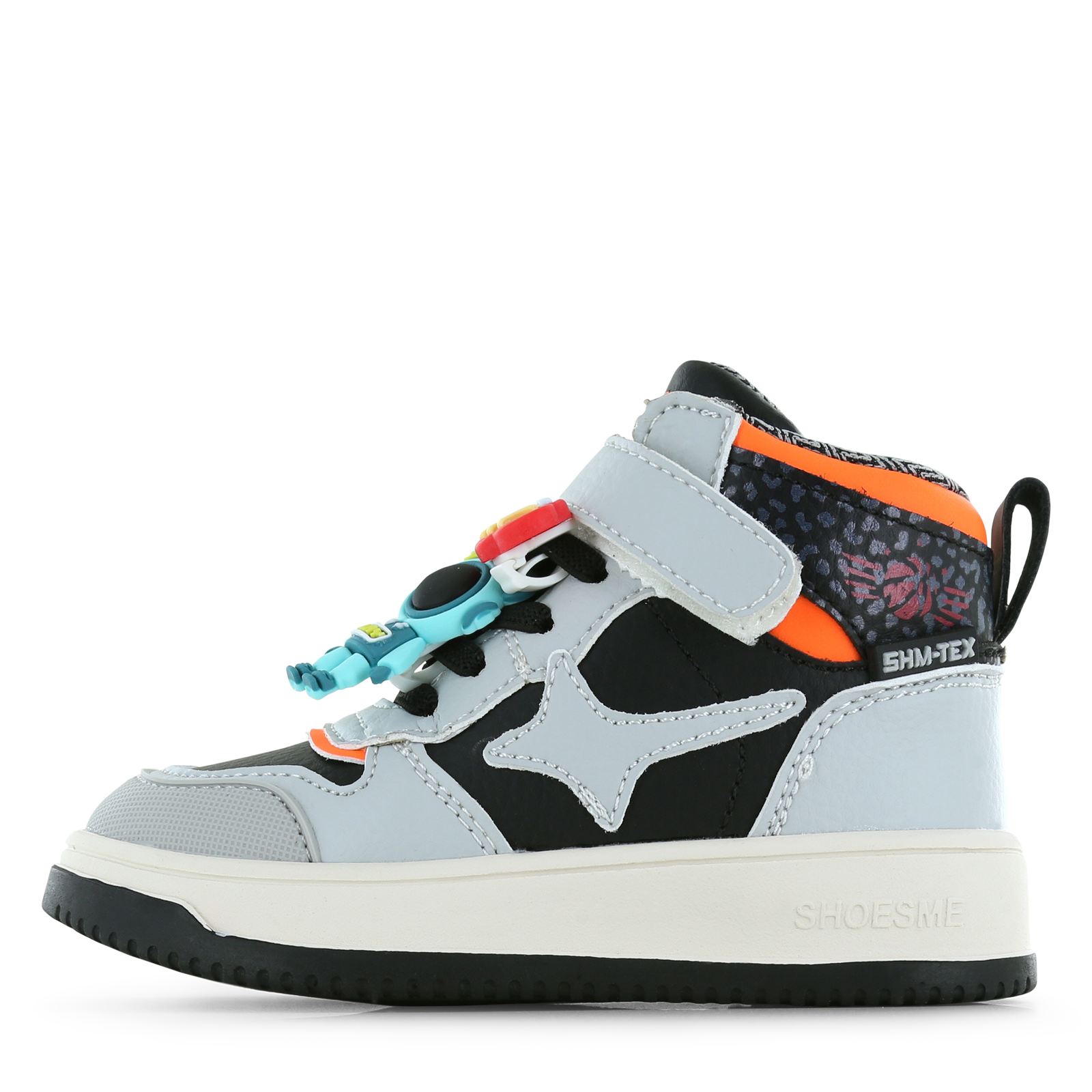 Shoesme Water-Proof grijze sneaker Microfiber leer | Sale