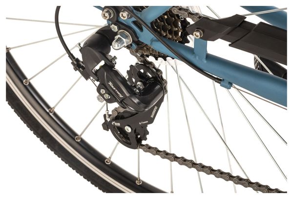 Vélo électrique 28'' Femme Lido 9 vitesses bleu Hollandia TC 49 cm