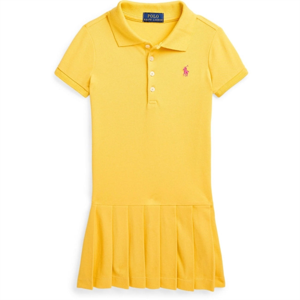 Girls Kjole Chrome Yellow W/ Bright Pink