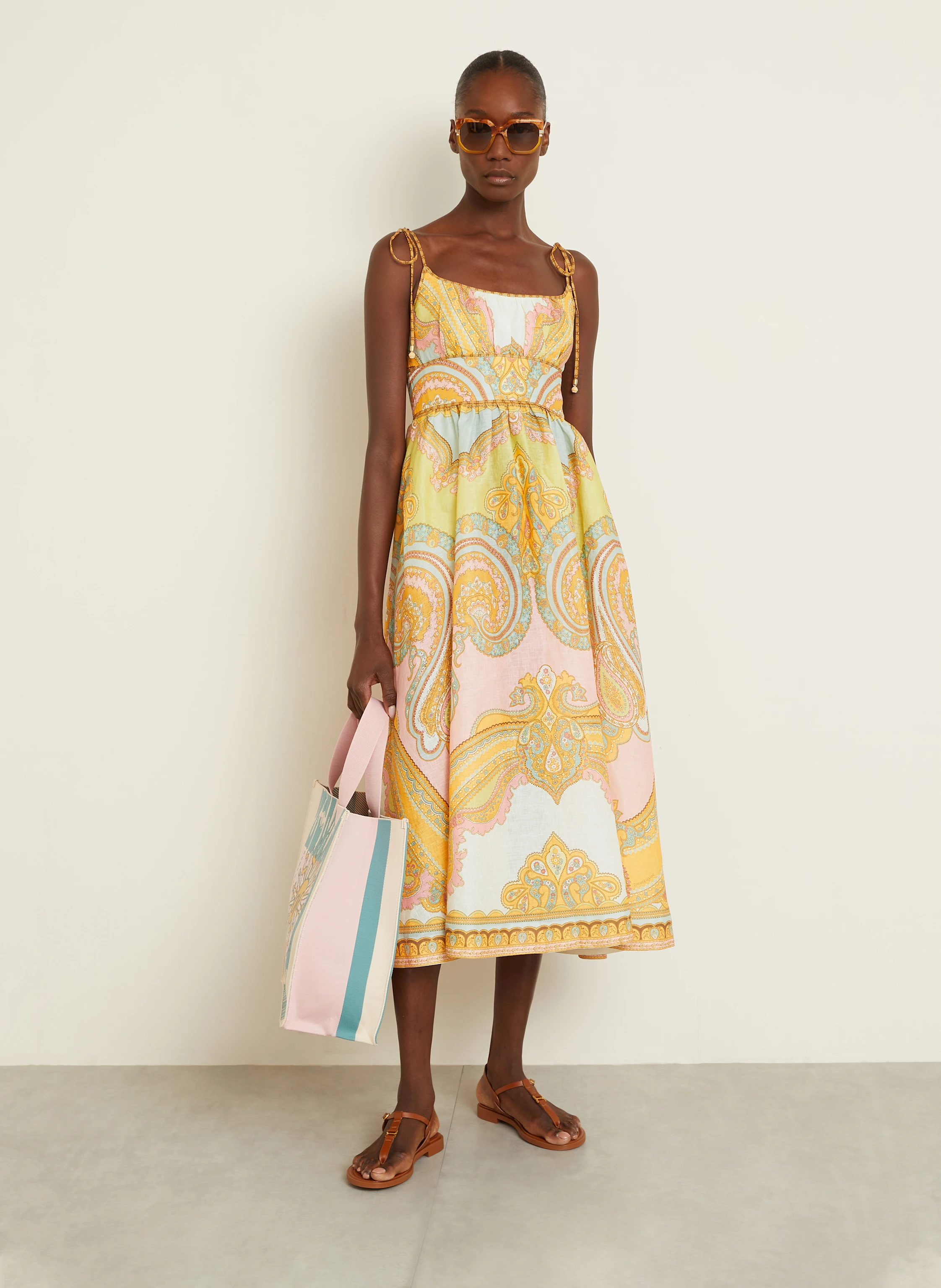 ZIMMERMANN Leinenkleid MAXINE