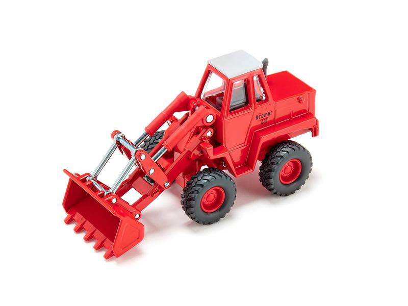 Siku Radlader Kramer Allrad 411, Rot, 1:50 Siku Super Bagger Modell