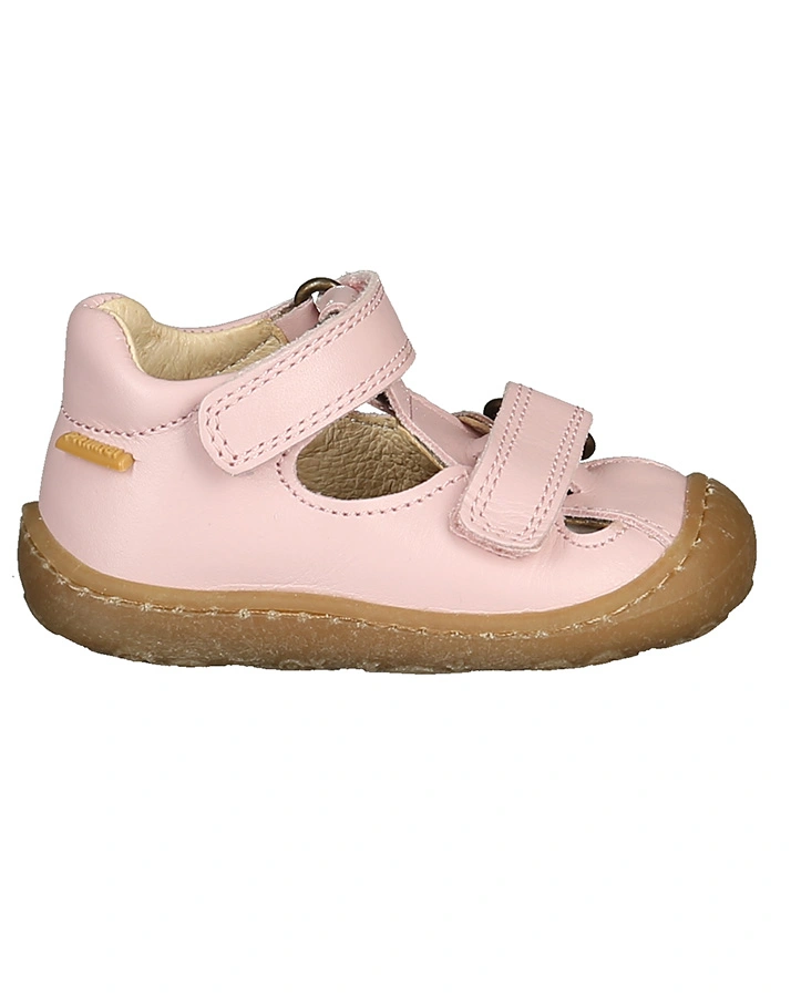 Lauflern-Sandalen STEP STEP mit Zehenschutz in rosa