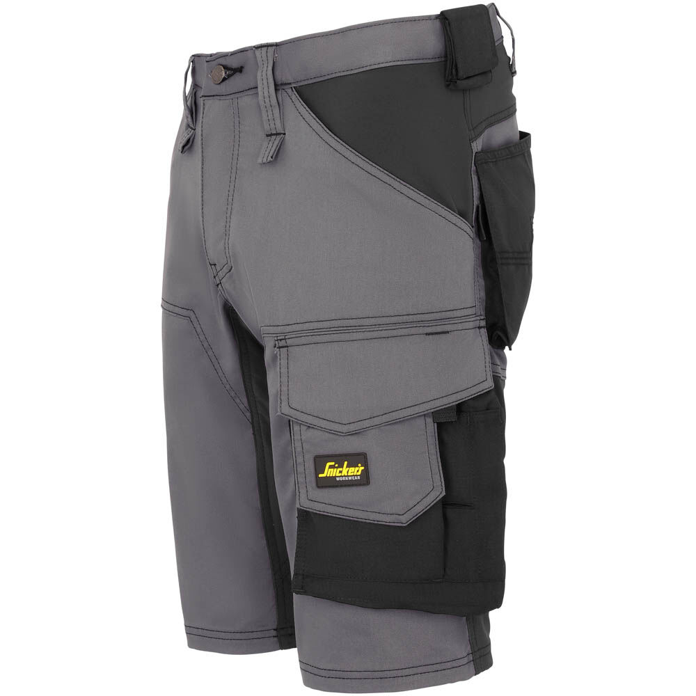 Snickers Allround 6143 Stretch - Korte werkbroek - Grijs - 44 - 82
