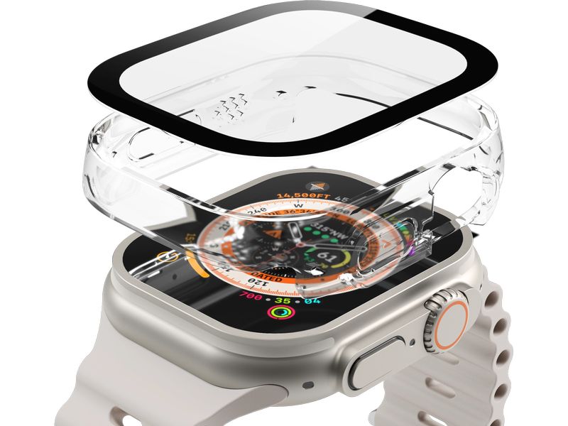 Vonmählen Displayschutz Thin Apple Watch Ultra Transparent Displayschutz für die Apple Watch Ultra
