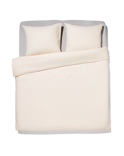 housse de couette coton doux 200 x 200/220 gris-beige