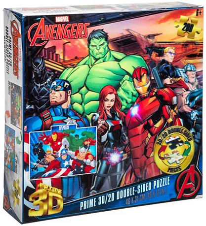 Prime 3D Puzzle Puzzlespiel - 3D/3D - 200 Teile - Avengers