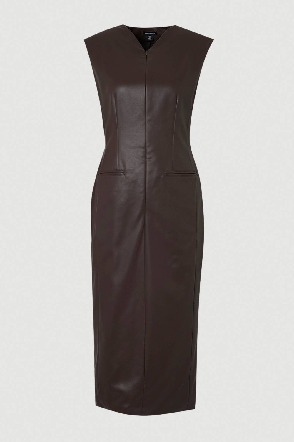 KarenMillen Robe Crayon Ajustée en synthétique