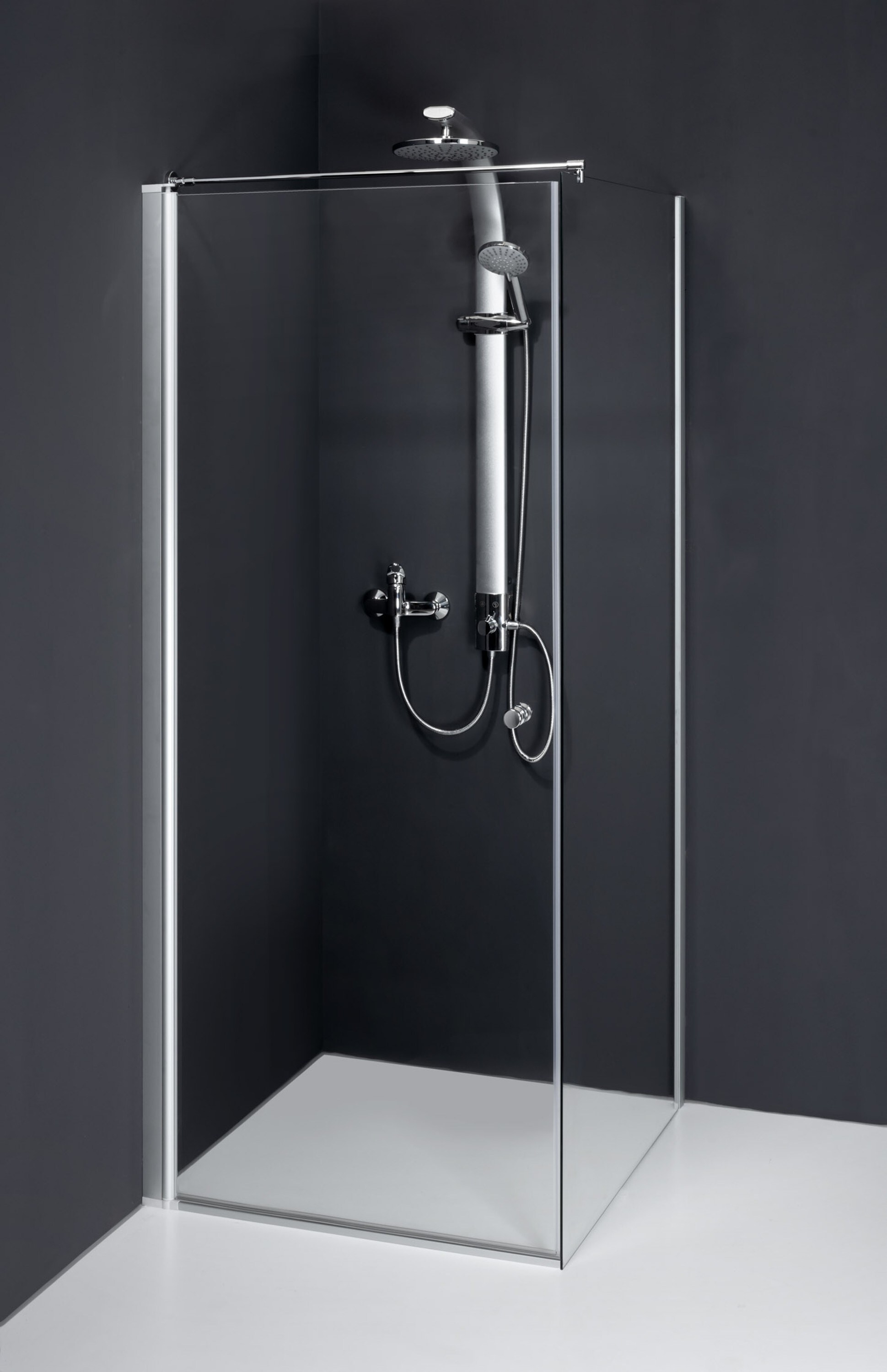 Duschkabine Dusbad Vital 5 Pendeltür + Seitenwand Anschlag:Rechts,Breite:80cm