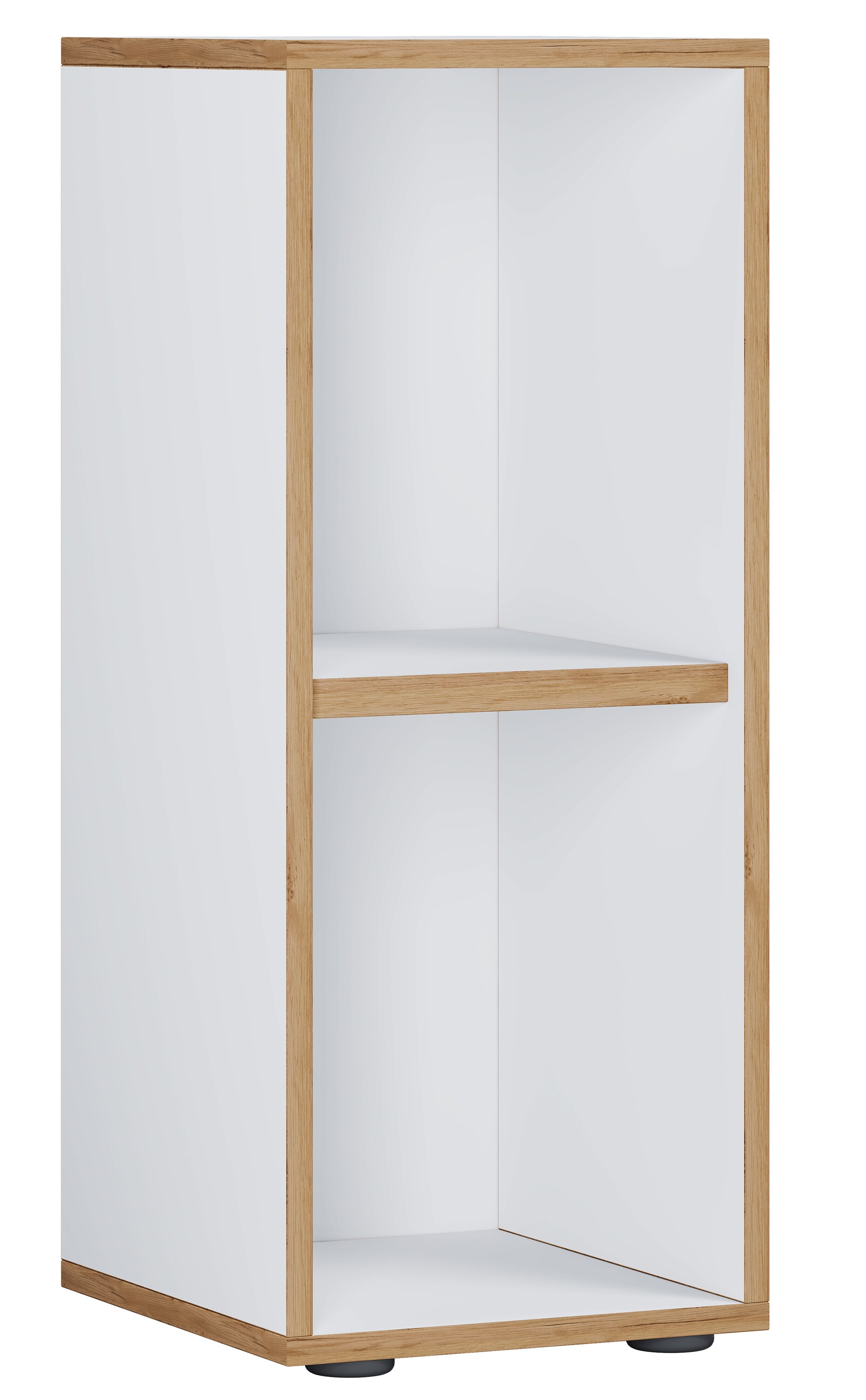 VCM Holz Büro Stand Regal Bücher Ordner Aktenregal Ordnerregal Bücherregal Salia 2fach B. 30 cm
