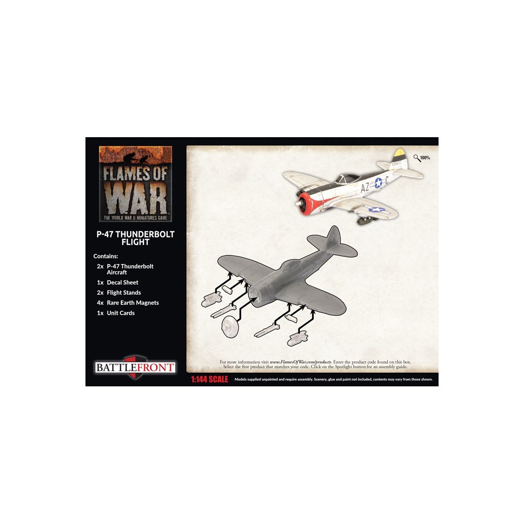 Flames of War - P-47 Thunderbolt Fight Flight