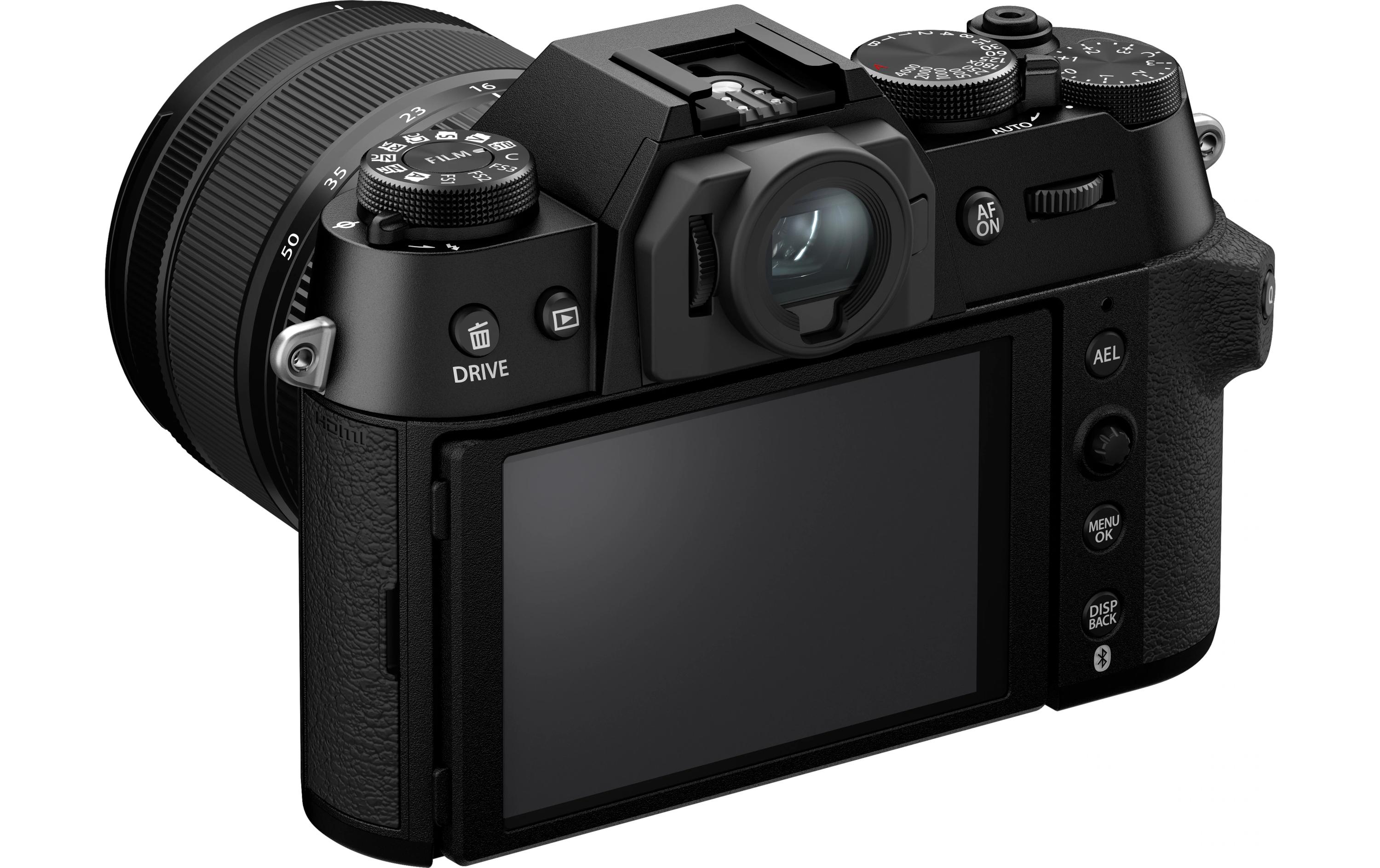 Fotokamera X-T50 Black Kit XF 16-50mm<br>Kompakte Systemkamera mit 40.2-Megapixel-Sensor, 6.2K-Video und Filmsimulations-Einstellrad
