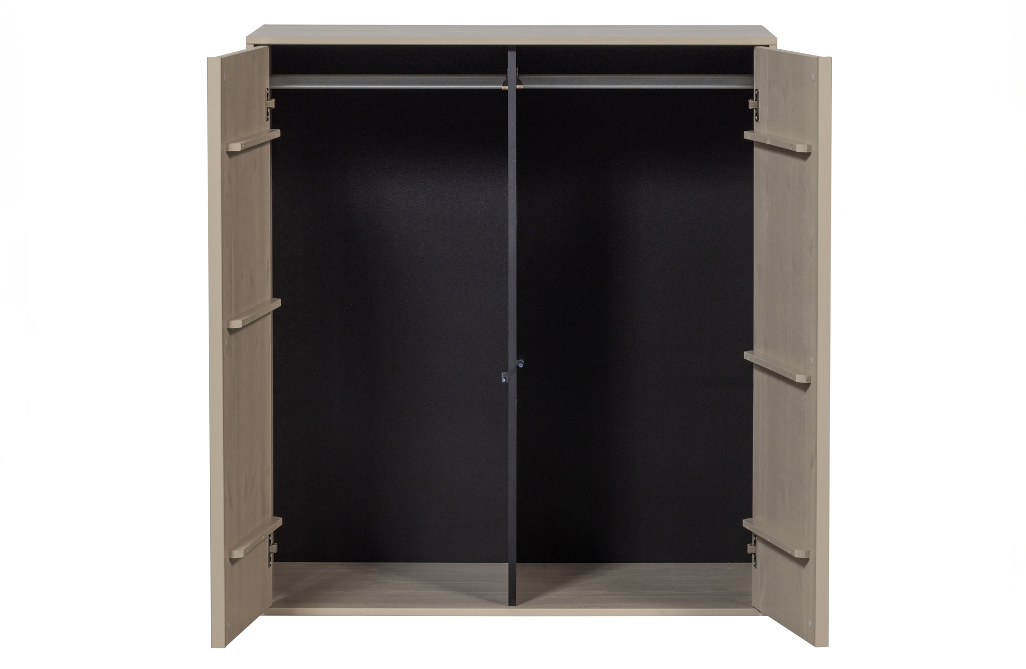 Daily Closet Double 110x100cm Grenen Dakargrau