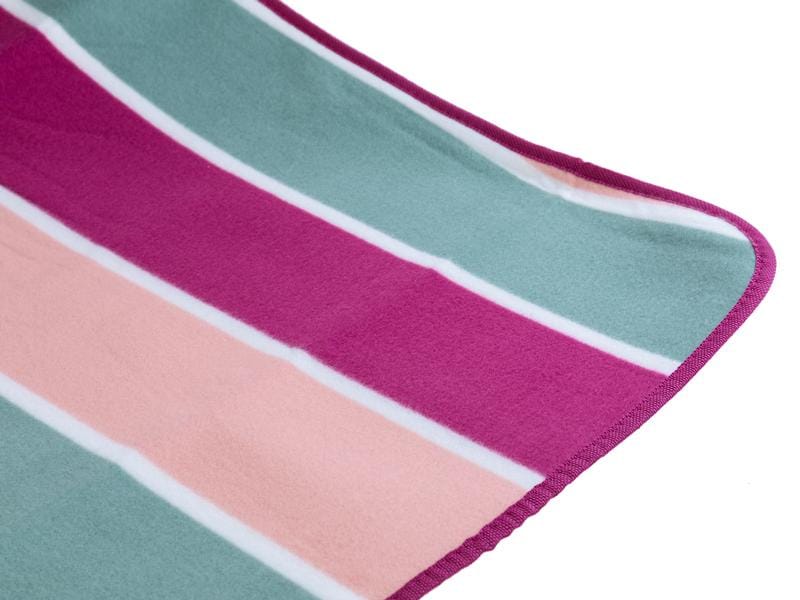 KOOR Picknickdecke Lido-Magenta 135 x 160 cm Modische Picknick-Decke in sommerlichen Trendfarben
