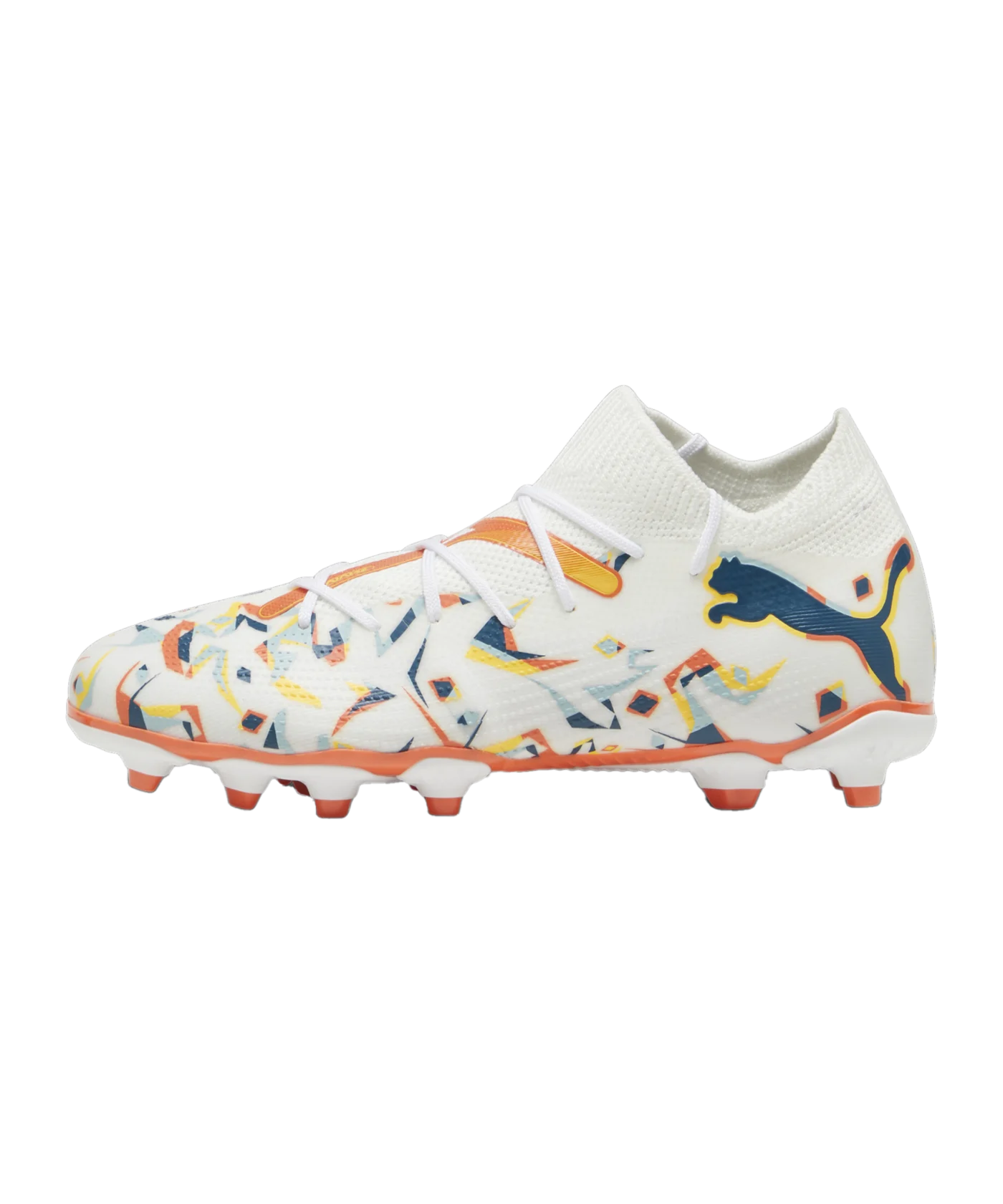 PUMA FUTURE 7 Match Creativity FG/AG Jr Kids Weiss Grün F01