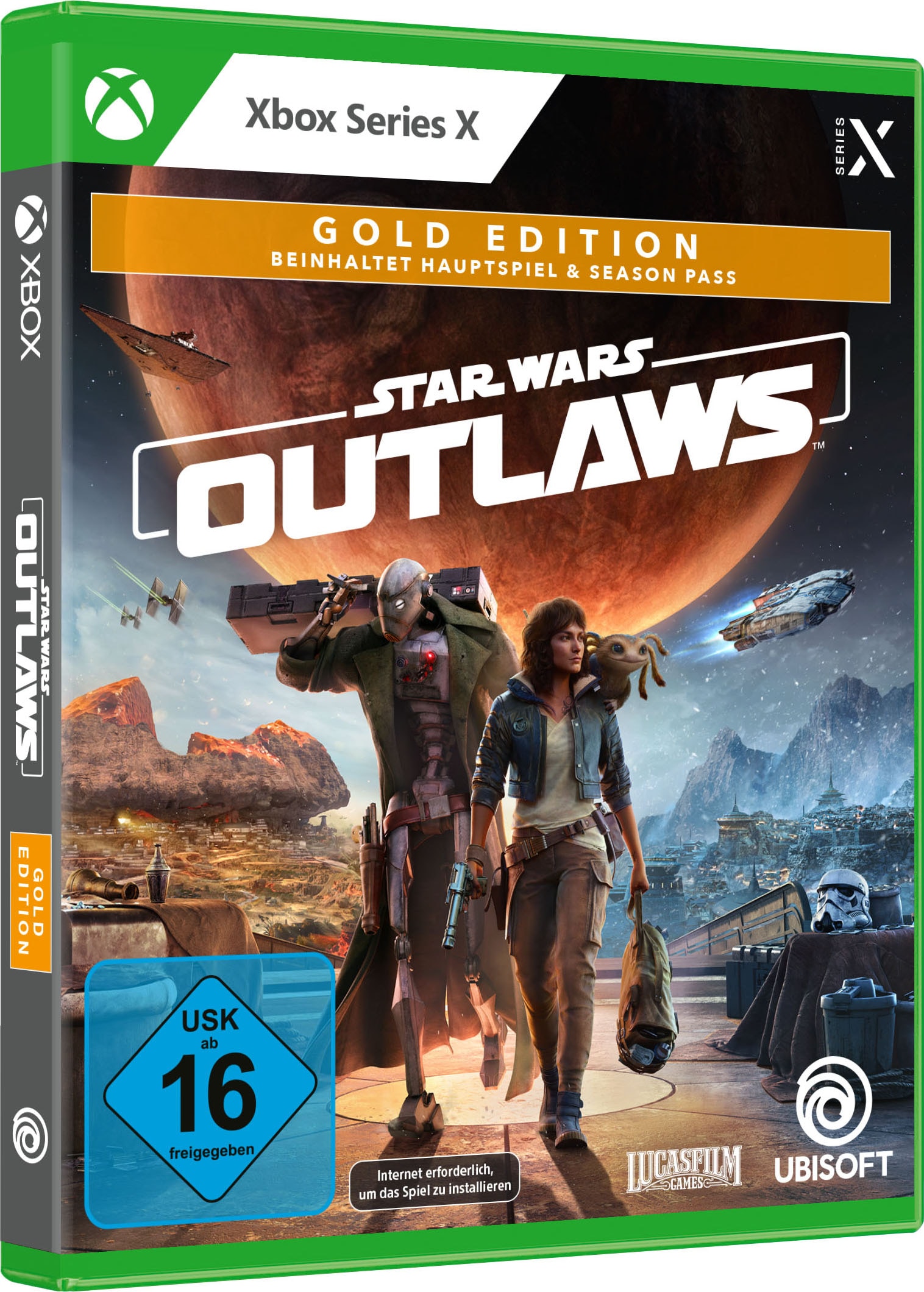 UBISOFT Spielesoftware »Star Wars Outlaws Gold Edition« Xbox Series X