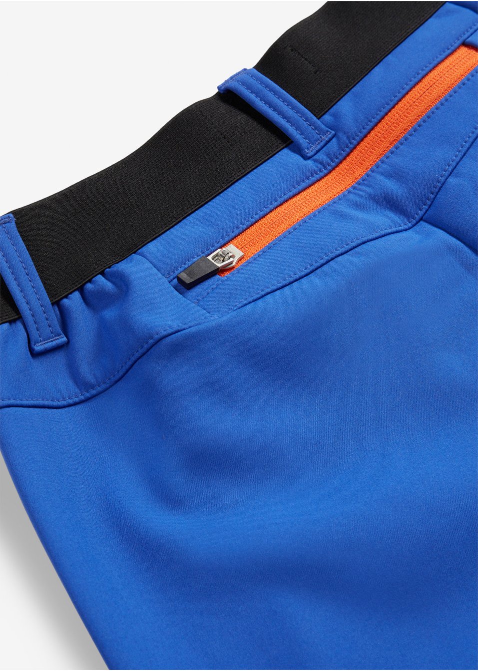 Pantalon fonctionnel imperméable en softshell avec taille confortable, coupe droite