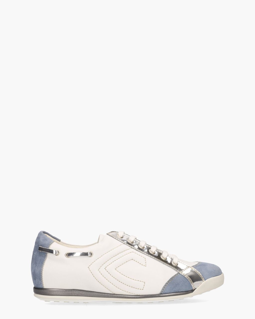 La Cabala L902024 Wit/Lichtblauw Damessneakers