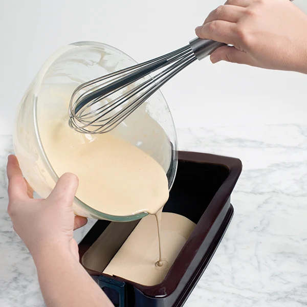 Fouet avec grattoir silicone 2 en 1 Lacor