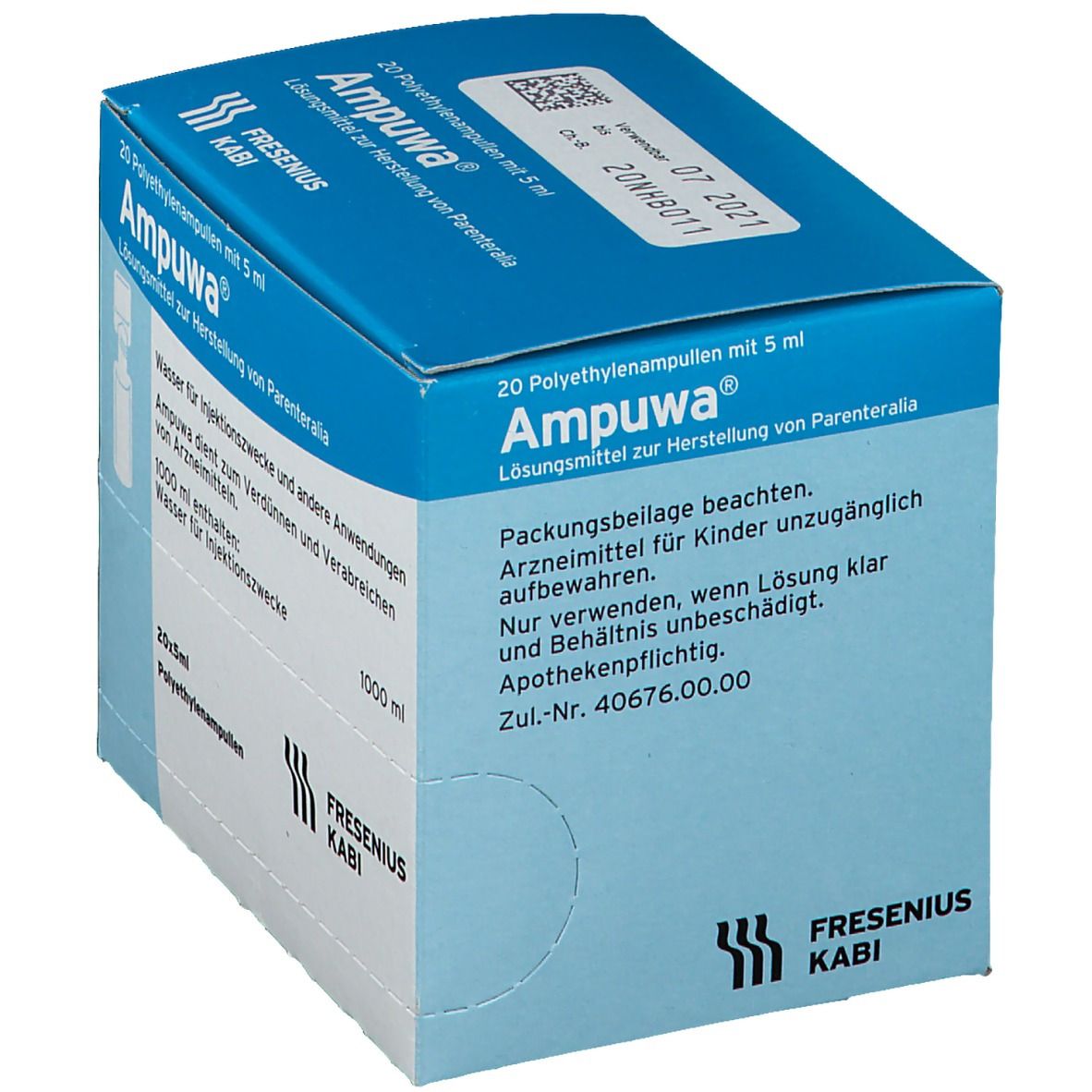 Ampuwa® Wasser für Injektionszwecke
