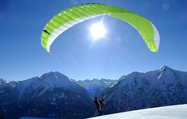 Gleitschirmfliegen Schnupperkurs in Bach am Lechtal