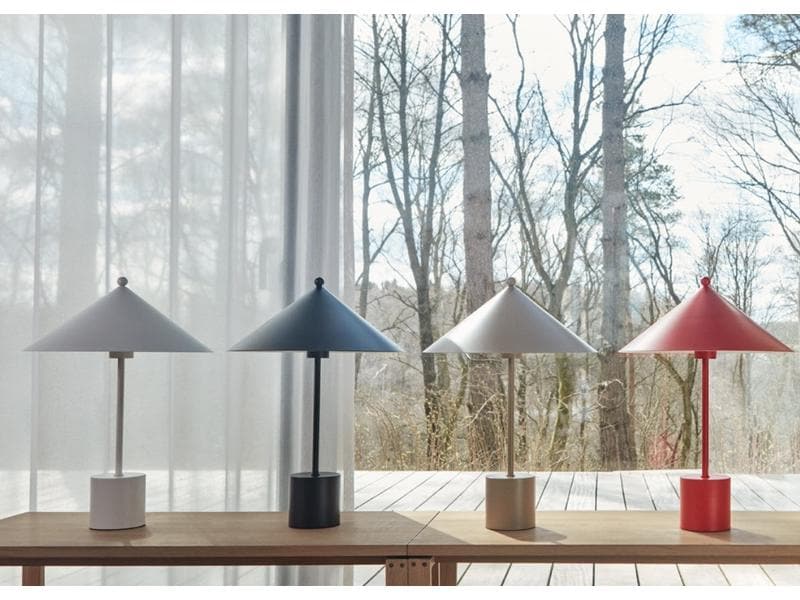 OYOY Kasa 50 cm, Blau Tischlampe