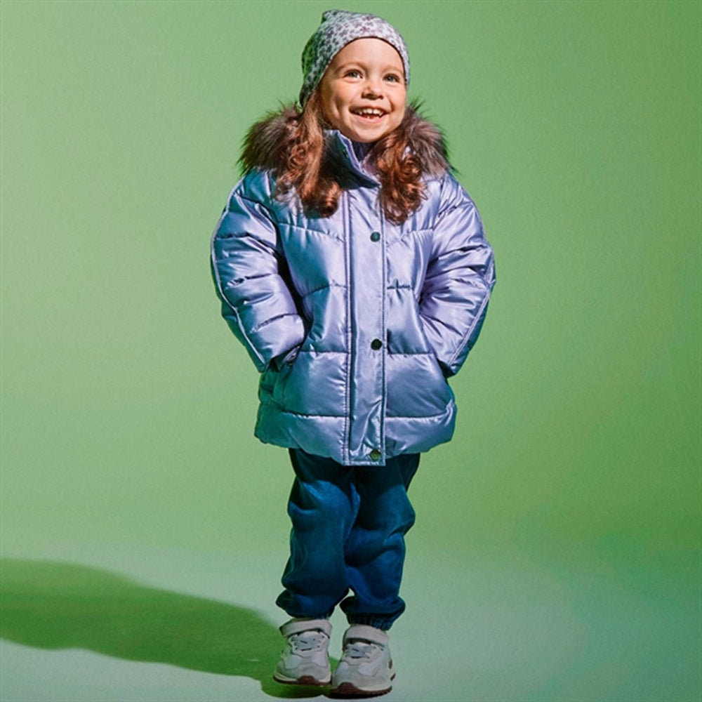 Lavender Gray Maggy Puffer Jakke - Name It