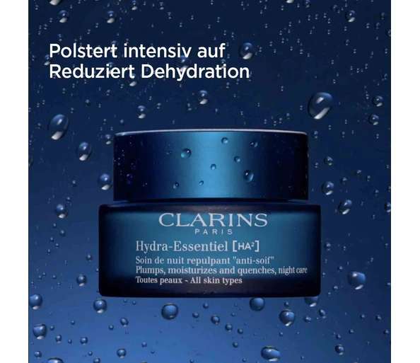 Clarins Hydra-Essentiel Soin de nuit repulpant «anti soif»