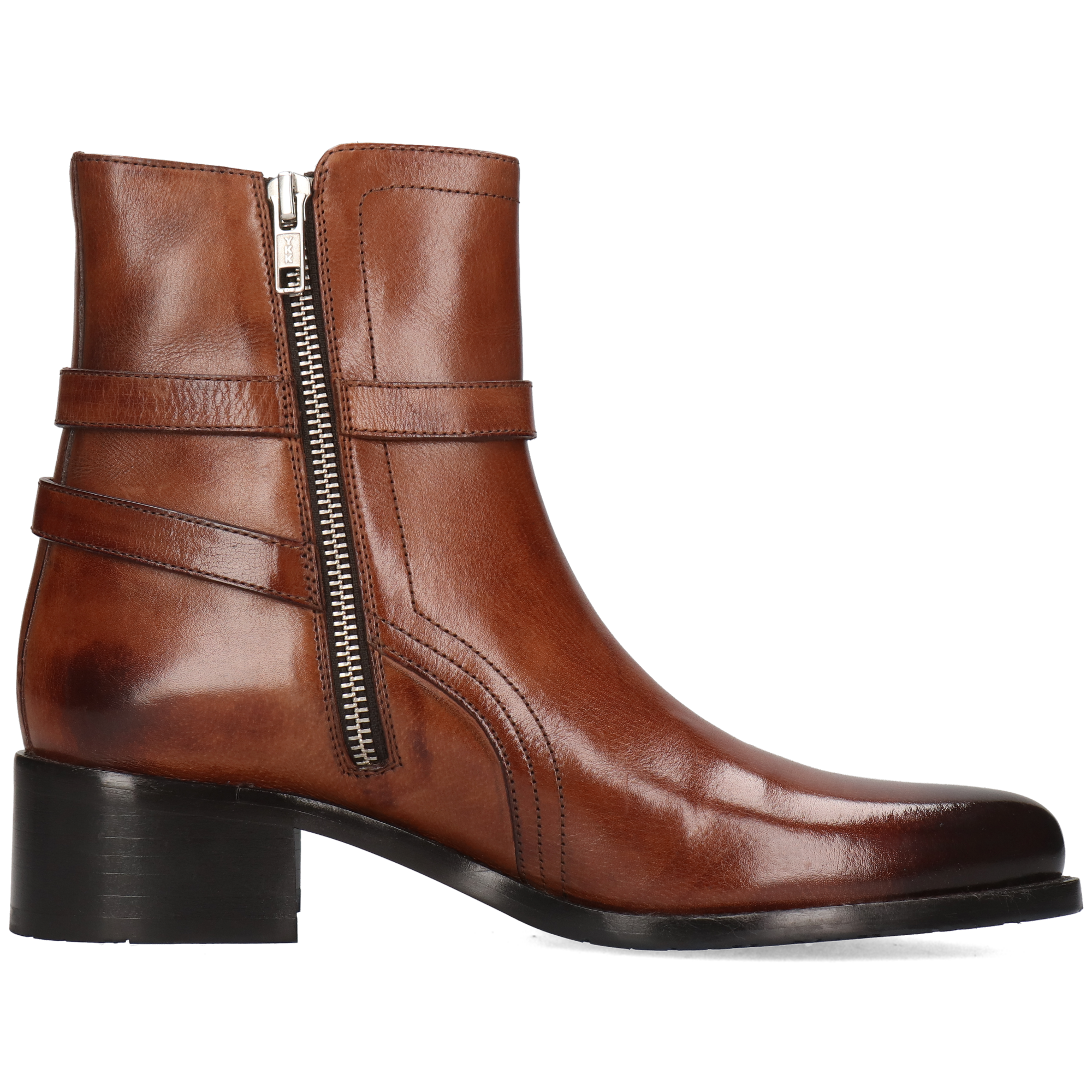KAYA 3 - Bottines à talon bottier | Marron
