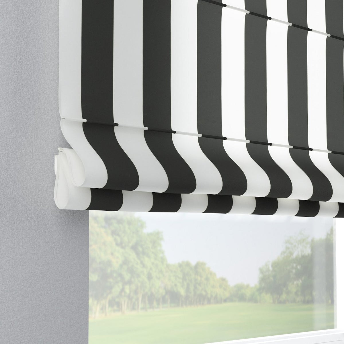 Romeinse blinde strips zwart-wit, 120x160 cm