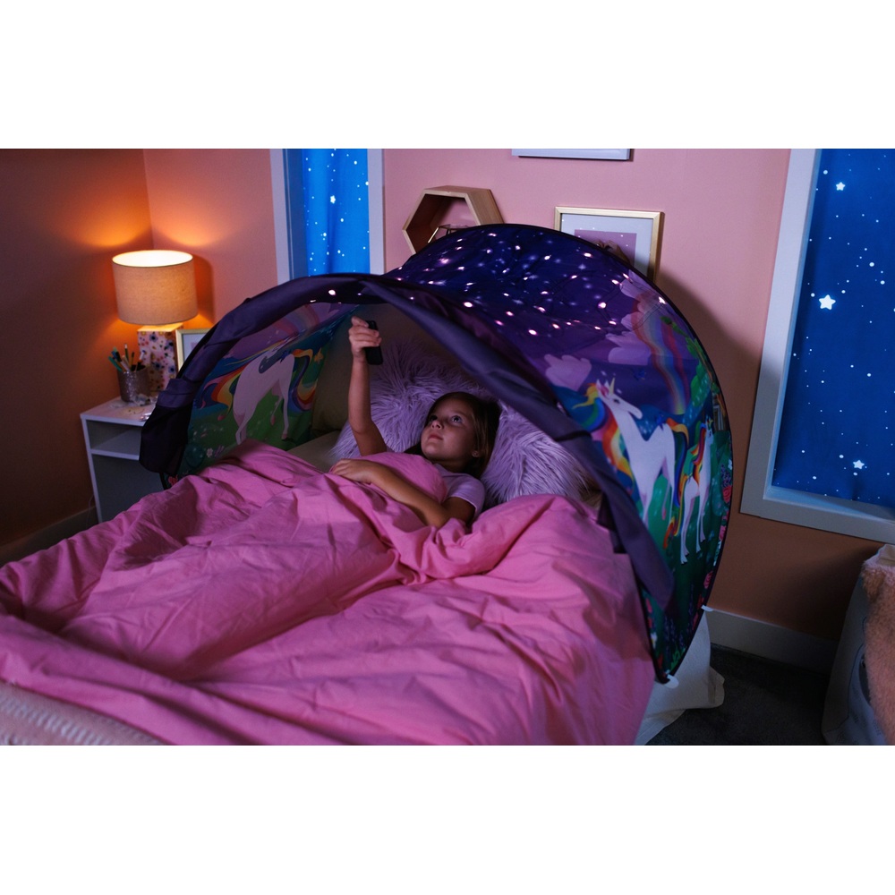 Lichtshow von Dream Tents – Einhorn-Fantasie
