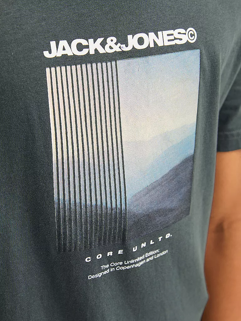 JACK & JONES Jungen T-Shirt JCOAERO grau