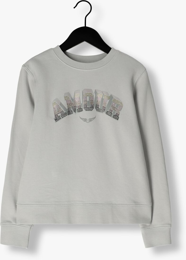 ZADIG & VOLTAIRE lichtgrijze zadig & voltaire sweater x60048