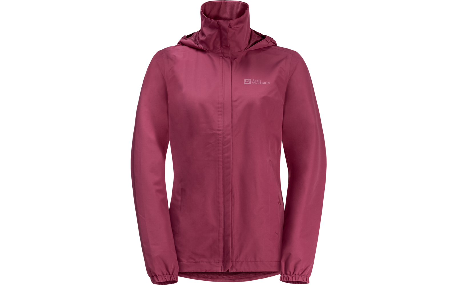 Jack Wolfskin Stormy Point 2l Jkt Damen Regenjacke sangria red