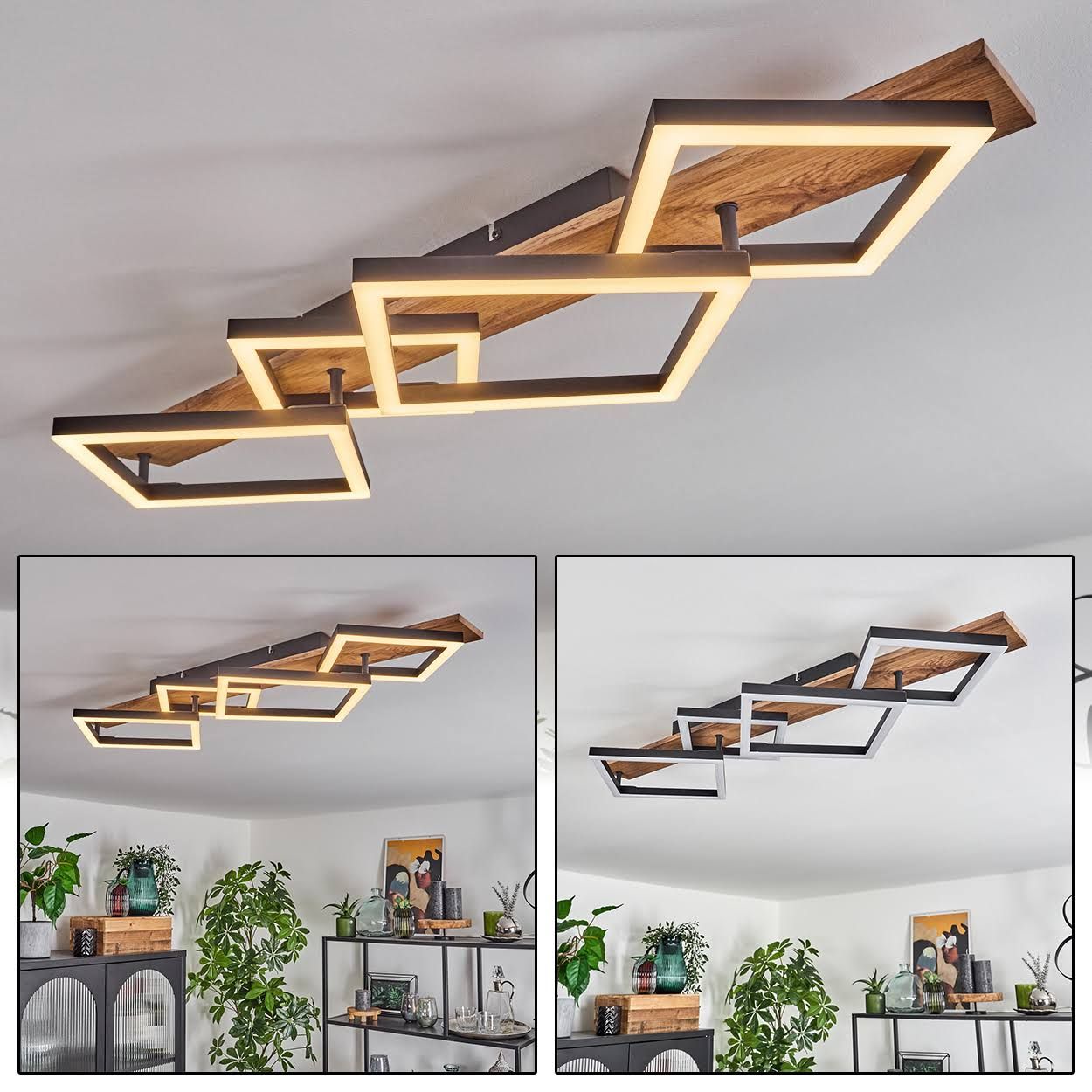 Cascada Deckenleuchte LED Braun