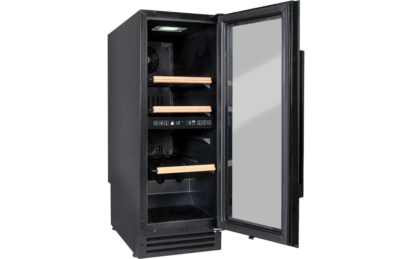 Einbau-Weinklimaschrank WKE 24 Schwarz, Rechts, Wechselbar<br>Weinklimaschrank