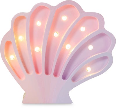 Little Lights Lampe Skjell, Mermaids Pink